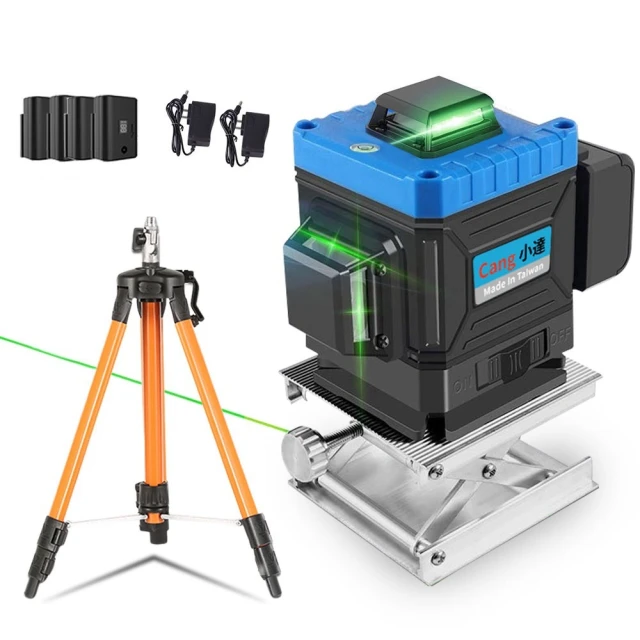 16線綠光雷射水平儀【雙鋰電】綠光水平儀 自動校正貼磚墨線儀 高精度 可打斜線 歷史價格詳細信息