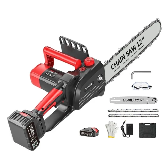 【小達】鏈鋸機 8吋無刷高枝鋸 十節兩電+支架含豪華配件(電鏈鋸/無刷鏈鋸機/戶外伐木鋸/電動鋸子) 歷史價格詳細信息