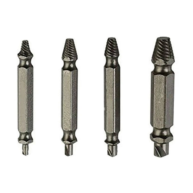 【崩牙救星】6PC雙頭螺絲滑牙拆除工具(滑牙退牙器 螺絲退牙器 螺絲取出器 螺絲取出器 六套組) 歷史價格詳細信息