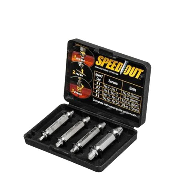 【崩牙救星】6PC雙頭螺絲滑牙拆除工具(滑牙退牙器 螺絲退牙器 螺絲取出器 螺絲取出器 六套組) 歷史價格詳細信息