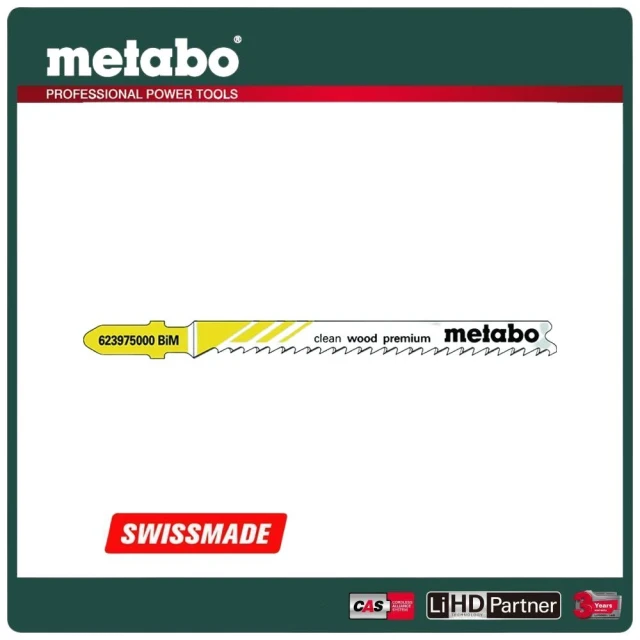 metabo 美達寶 木工線鋸片 91/ 3.0mm/ 8T (T301CD) 623654000 5支裝 歷史價格詳細信息