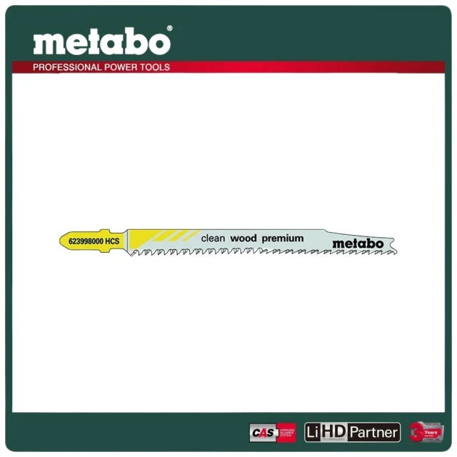 metabo 美達寶 木工線鋸片 91/ 3.0mm/ 8T (T301CD) 623654000 5支裝 歷史價格詳細信息