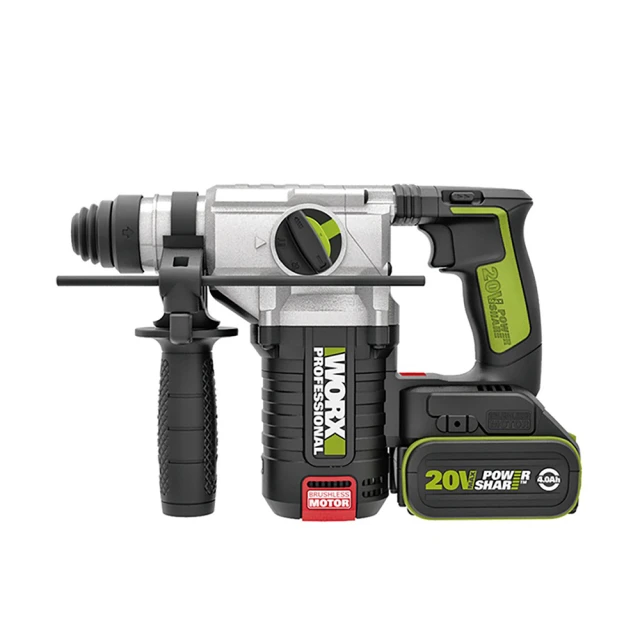WORX 威克士  20V 24mm 三用鋰電無刷免出力鎚鑽-雙電池套裝組(WU388.5)｜ASTool 歷史價格詳細信息