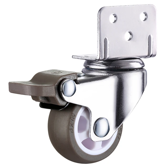 【JOHN HOUSE】L型花架萬向輪 靜音輪 剎車輪 萬向輪 腳輪 車輪 平板輪(1.5寸煞車) 歷史價格詳細信息