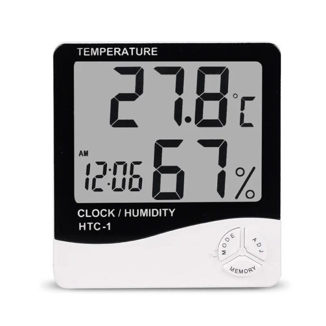 大螢幕室內溫度濕度計帶電子鬧鐘 歷史價格詳細信息