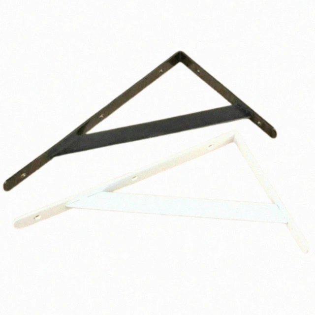 【一組2支】長200 * 高120mm 三角架 L角鐵 黑/白色 支架 支撐架 層板架 歷史價格詳細信息