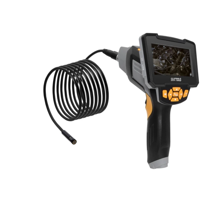 高清雙鏡頭工業內視鏡 蛇管內視鏡 管道檢測鏡 汽車維修內窺鏡（500公分蛇管） 歷史價格詳細信息