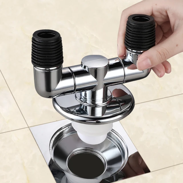 洗衣機地漏蓋排水管專用接頭二合一防漏水溢水防臭下水道三通兩用~特價正品促銷 歷史價格詳細信息