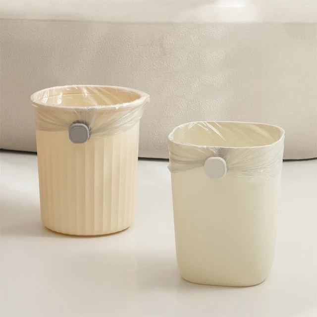 【Dagebeno荷生活】多角度貼合垃圾袋固定鈕扣 垃圾袋不脫落底板可彎固定器(4入組) 歷史價格詳細信息