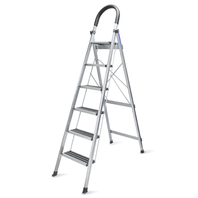 大船回港【五階 寬踏板鐵梯-奶茶】台灣製 5階梯 家用梯 折疊梯 歷史價格詳細信息