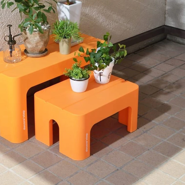 【squ+】Decora step日製防滑二階登高階梯椅-高45cm-多色可選(登高梯/樓梯椅/防滑椅) 歷史價格詳細信息