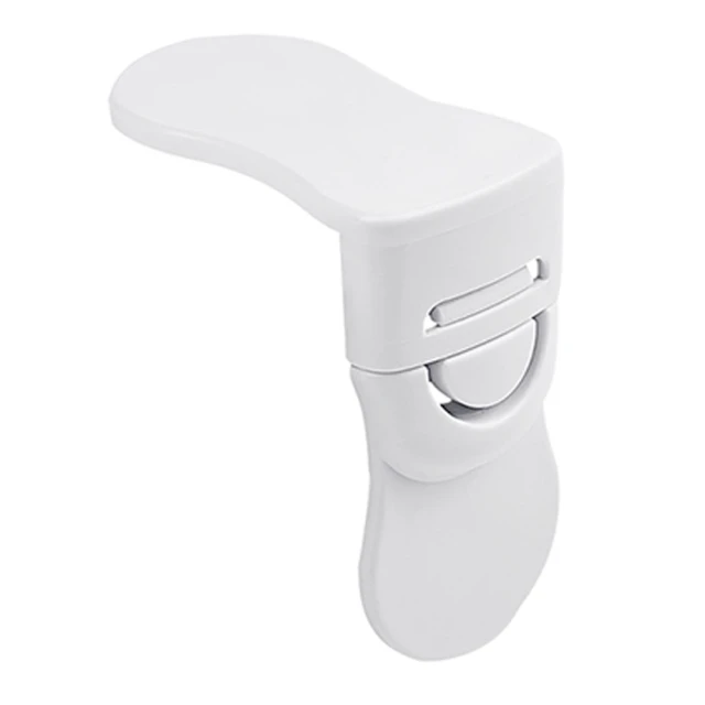 2入 兒童安全鎖扣  寶寶安全防夾鎖扣 櫉櫃、抽屜安全防護鎖（淺灰色） 歷史價格詳細信息