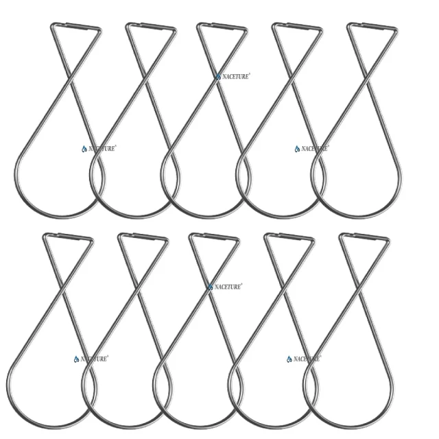 【NACETURE】台製-無痕 塑膠掛勾 輕鋼架天花板掛勾 免鑽掛勾 透明掛勾 免釘-10入/組 歷史價格詳細信息