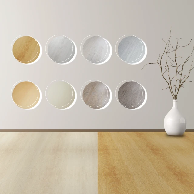 【向捷地板】SPC石塑卡扣式地板180片約15坪(防水耐磨靜音) 歷史價格詳細信息