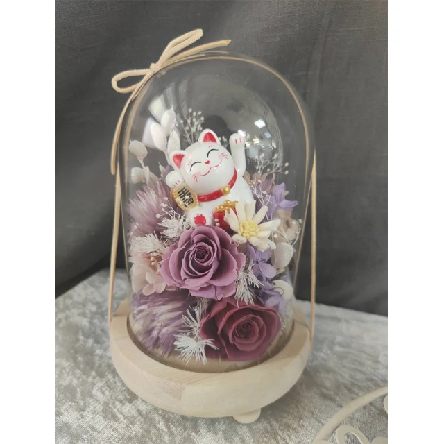 【OSTARA FLORIST 奧斯塔拉花藝】永生玫瑰小香風花束玻璃盅(永生花、乾燥花、聖誕節、節日、花禮、情人節) 歷史價格詳細信息