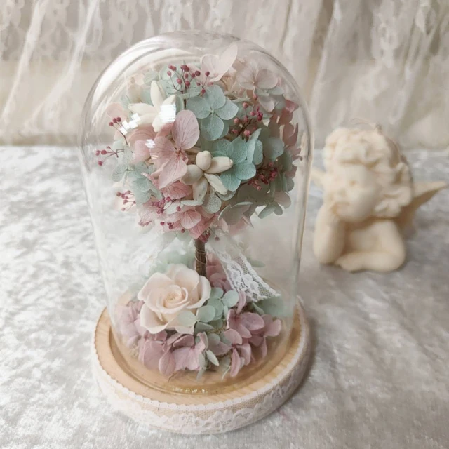 永生花情侶兔檯燈七夕禮物送女友生日禮物送閨蜜結婚禮物配禮盒 歷史價格詳細信息