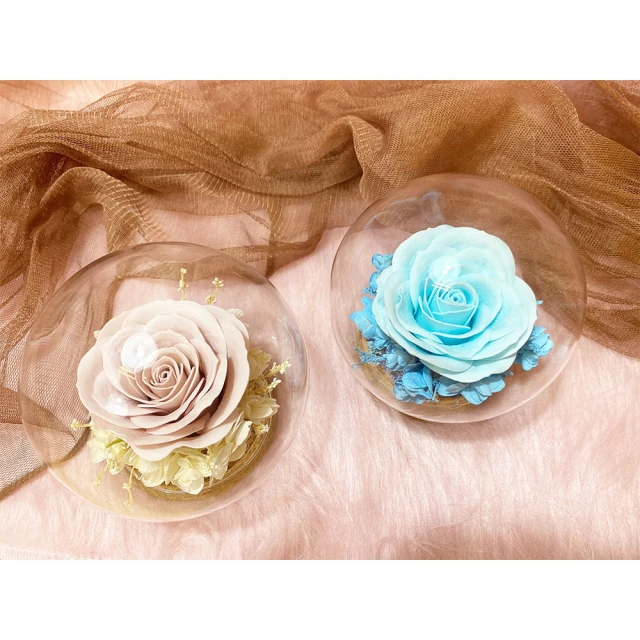 永生花情侶兔檯燈七夕禮物送女友生日禮物送閨蜜結婚禮物配禮盒 歷史價格詳細信息