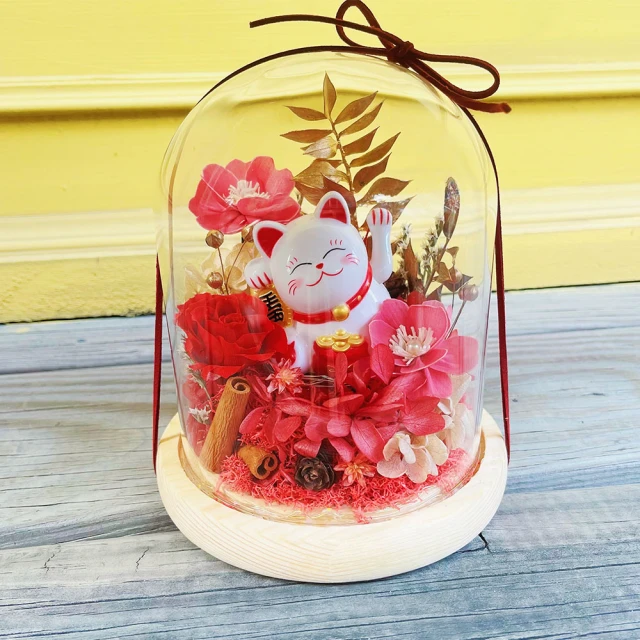 【OSTARA FLORIST 奧斯塔拉花藝】愛情樹永生花罩盅(永生花材、不凋玫瑰、永生配材) 歷史價格詳細信息