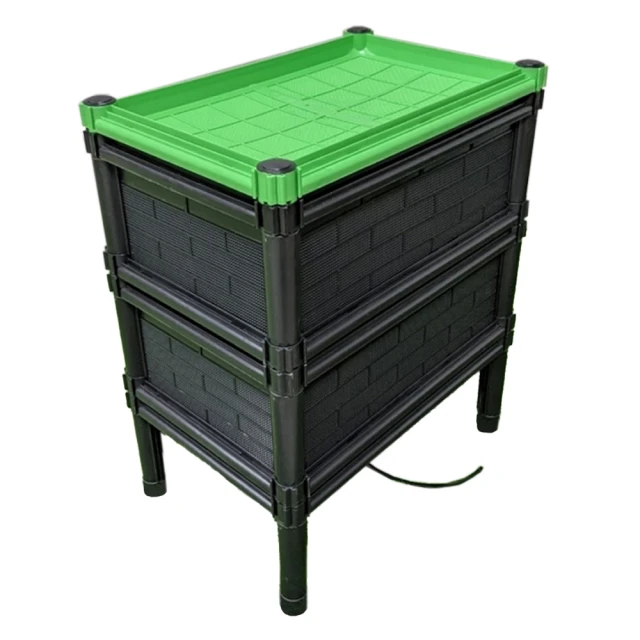 育材雙層四連通種植箱+金屬輪2吋(組合種植箱/深根植物栽培/可選多種側板款式/加裝輪子方便移動) 歷史價格詳細信息