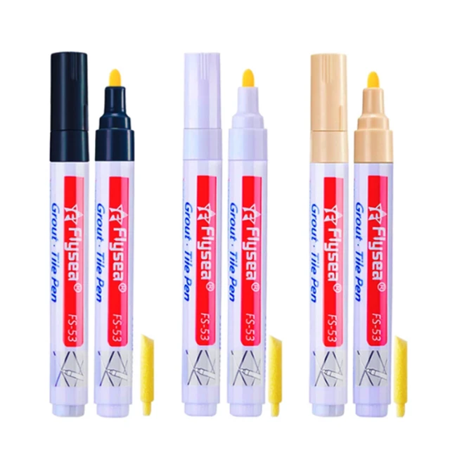 美縫筆瓷磚專用美縫劑防水防霉家用改色筆速干瓷磚地磚縫隙勾縫劑 歷史價格詳細信息