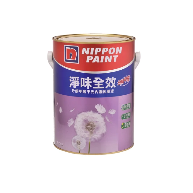 【立邦】淨味全效 分解甲醛乳膠漆 暖調中性色系 電腦調色(5公升裝：約可塗刷11.5坪) 歷史價格詳細信息