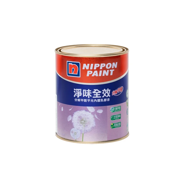 【立邦】淨味全效 分解甲醛乳膠漆 暖調中性色系 電腦調色(5公升裝：約可塗刷11.5坪) 歷史價格詳細信息