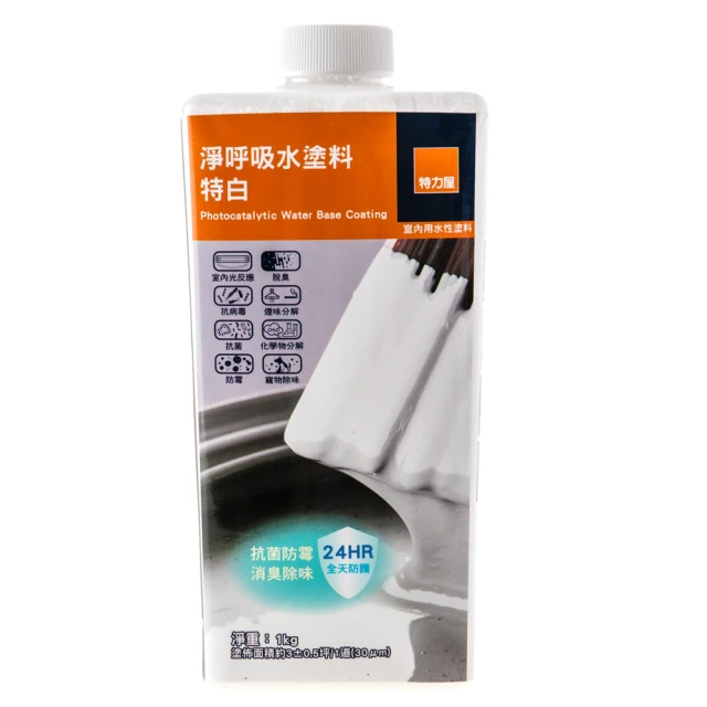 【特力屋】淨呼吸水塗料 精品藍 1kg 抗病毒/抗菌/防霉 歷史價格詳細信息