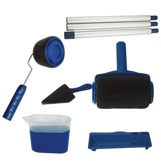 滾筒油漆刷組【6件組】(適用各種牆面/填充式設計/三種刷頭) 歷史價格詳細信息