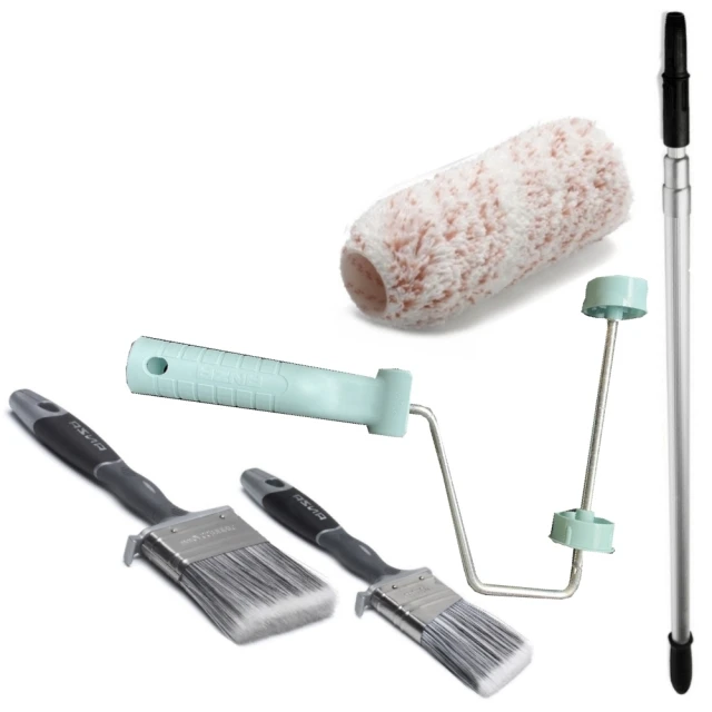 滾筒油漆刷組【6件組】(適用各種牆面/填充式設計/三種刷頭) 歷史價格詳細信息