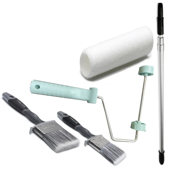 滾筒油漆刷組【6件組】(適用各種牆面/填充式設計/三種刷頭) 歷史價格詳細信息