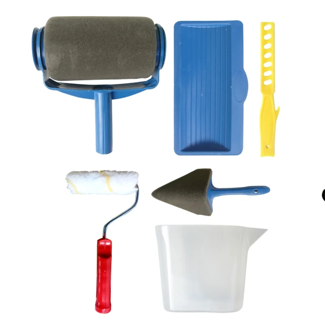 滾筒油漆刷組【6件組】(適用各種牆面/填充式設計/三種刷頭) 歷史價格詳細信息