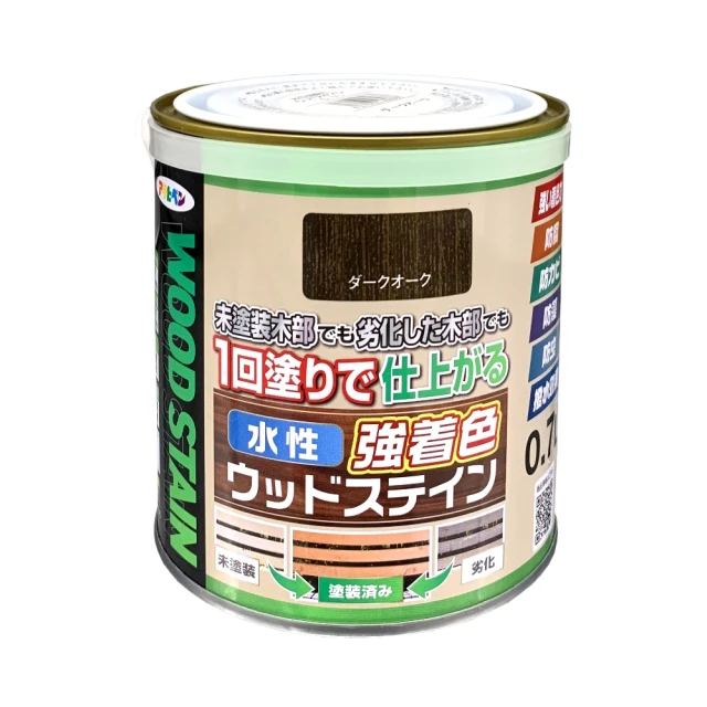 【日本Asahipen】刷一次 水性室內外護木漆 1.6L 多色可選(木頭漆 木器漆 護木漆 噴漆 油漆 透明漆 亮光漆) 歷史價格詳細信息