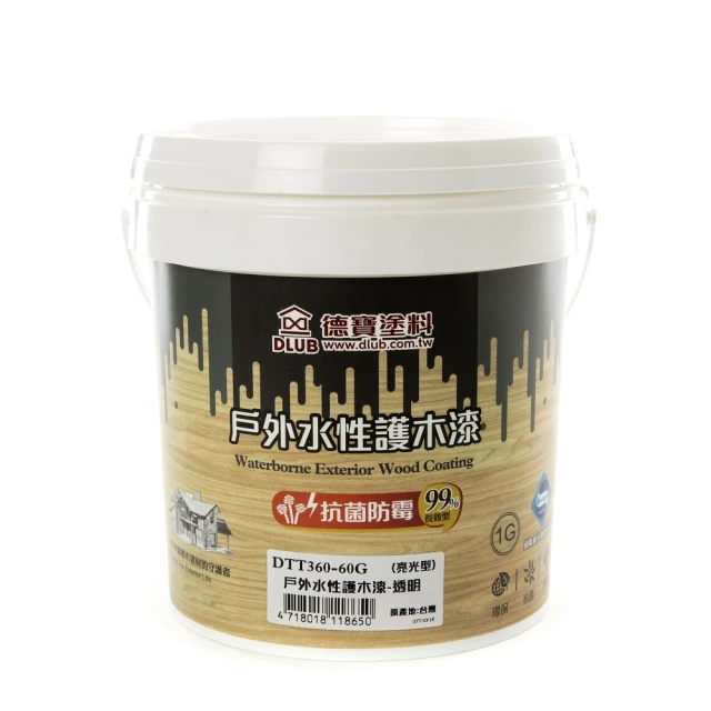 【特力屋】德寶 水性戶外護木漆 透明亮光 1L 歷史價格詳細信息