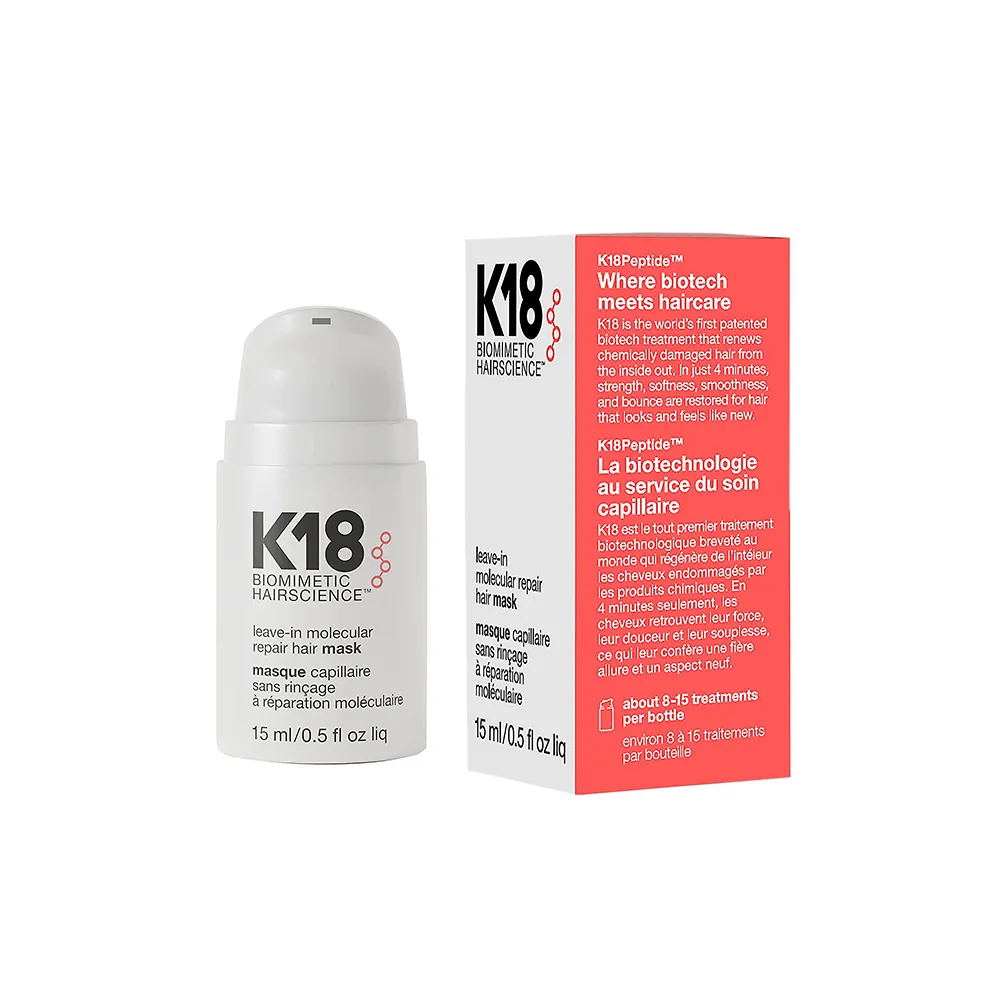 K18 胜肽髮膜 15ml 爛髮救星 免沖洗 護髮 價格比較,價格查詢,歷史價格詳細信息