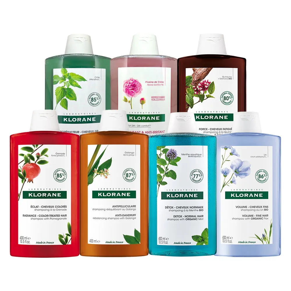 【KLORANE蔻蘿蘭】洗髮精400ml+精華液100ml (植萃養髮強韌精華/SOS頭皮舒敏精華/涼感淨化精華) 歷史價格詳細信息