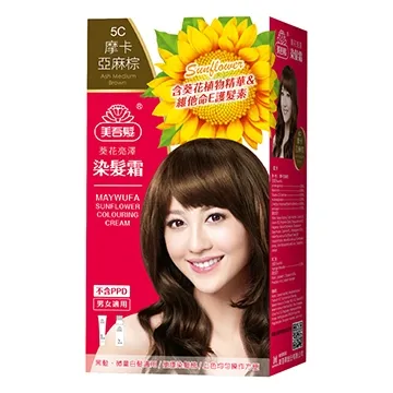 美吾髮葵花亮澤染髮霜-5NL琥珀棕 歷史價格詳細信息