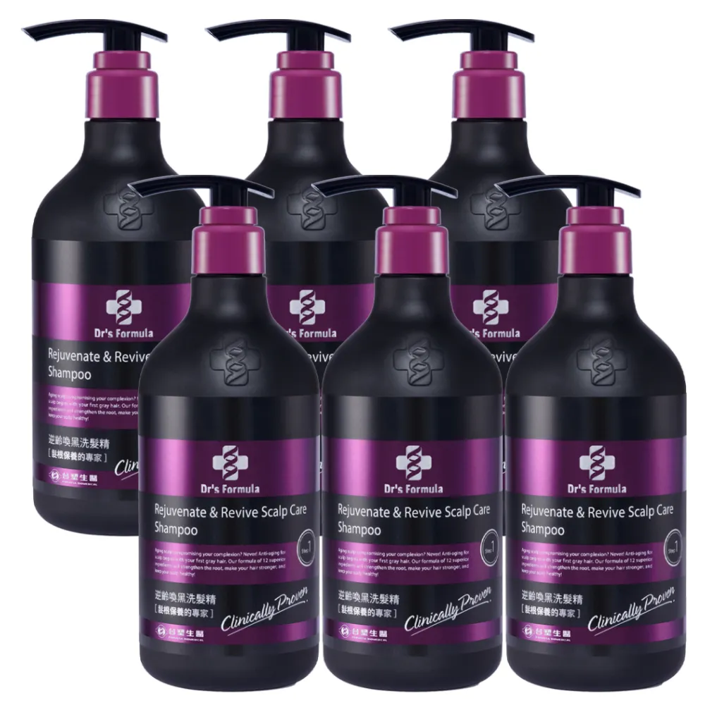 《台塑生醫》Drs Formula逆齡喚黑洗髮精580g*6入 歷史價格詳細信息