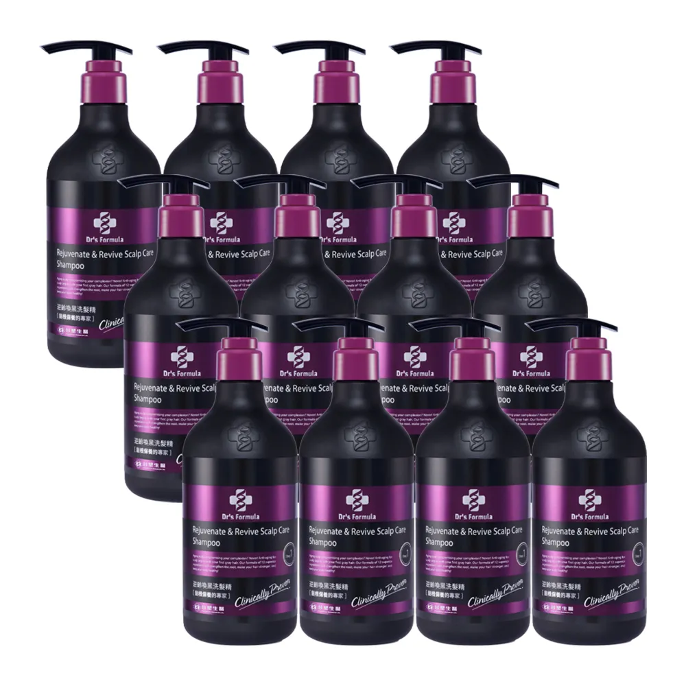 《台塑生醫》Drs Formula逆齡喚黑洗髮精580g*6入 歷史價格詳細信息