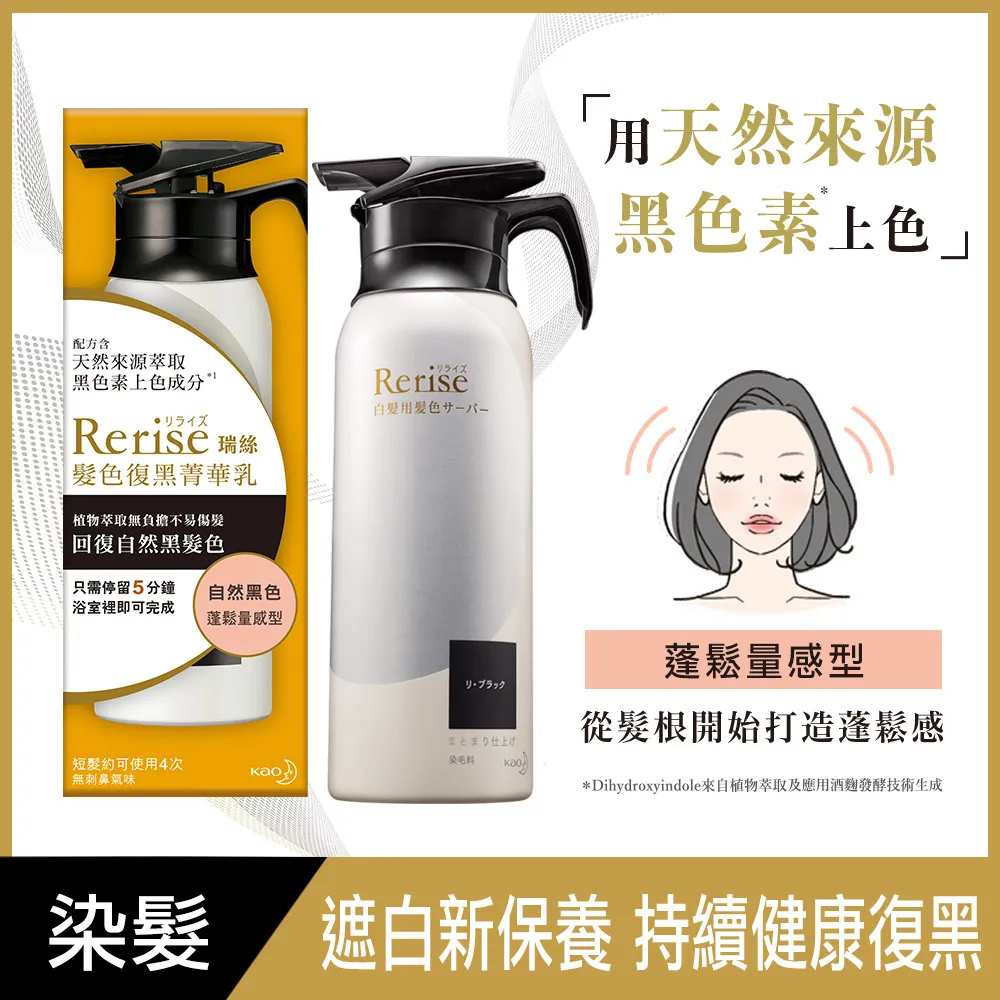 Rerise 瑞絲 髮色復黑菁華乳 梳子企劃組 柔順型 歷史價格詳細信息