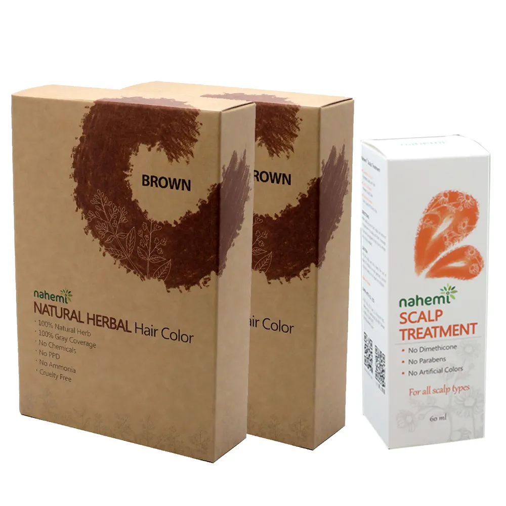 【Nahemi 娜禾蜜】草本增色護髮粉可可棕100gx2+涼感無矽靈健髮洗髮露500ml 歷史價格詳細信息