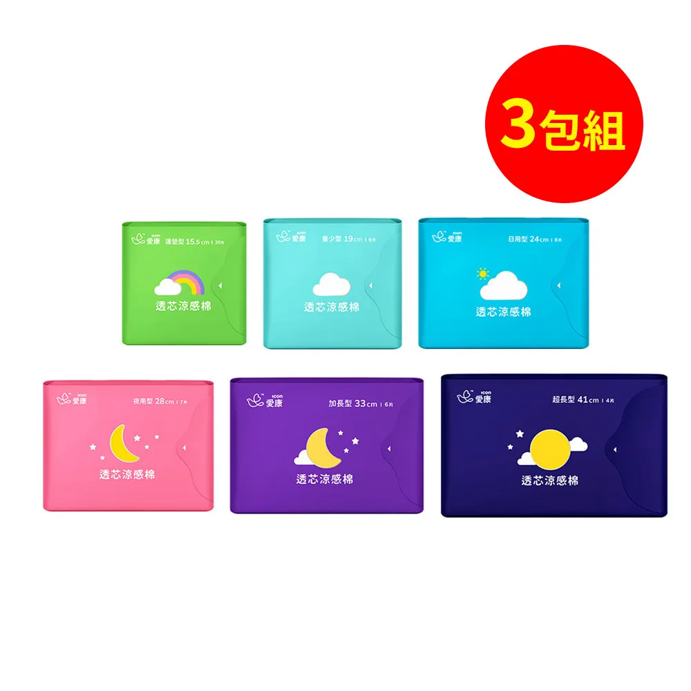【愛康】透芯涼感棉(護墊/ 量少型/ 日用型/ 夜用型/ 加長型/ 超長型)_官方旗艦店 歷史價格詳細信息