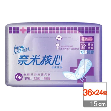 康乃馨-奈米核心健康護墊(無香)(15cm/36片x2包/組) 歷史價格詳細信息