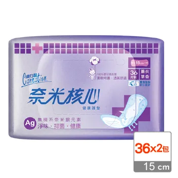 康乃馨-奈米核心健康護墊(無香)(15cm/36片x2包/組) 歷史價格詳細信息