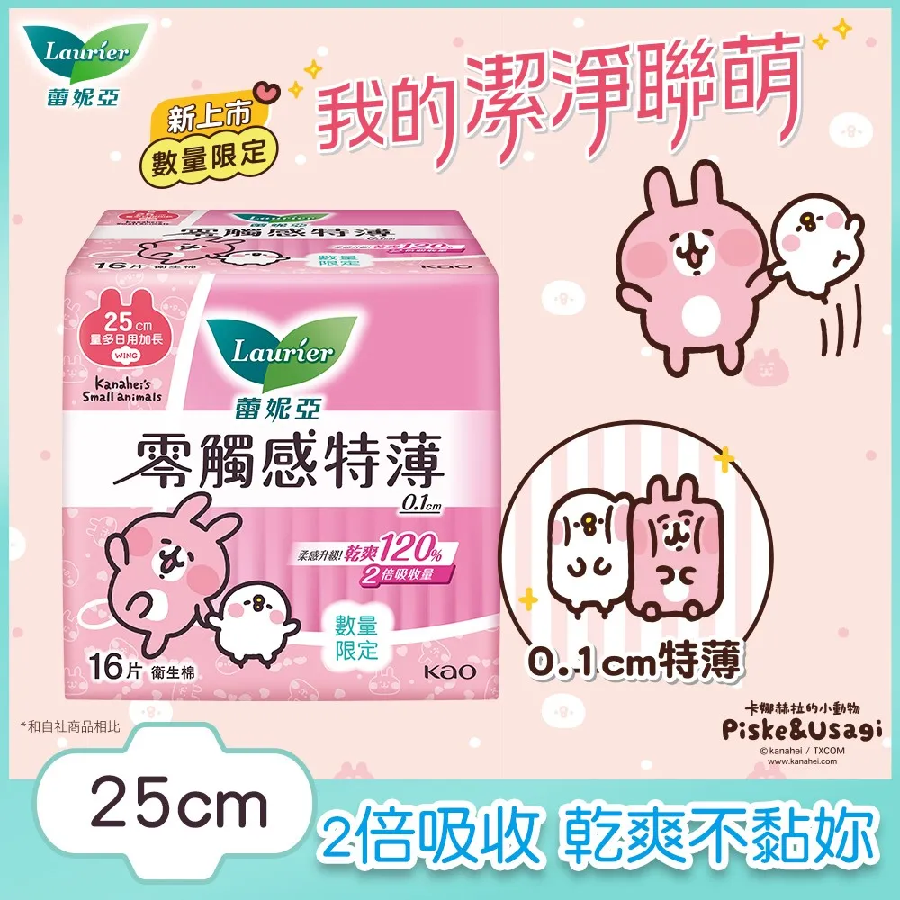 蕾妮亞零觸感特薄日用25cm 16片-卡娜赫拉與她的小動物們 歷史價格詳細信息