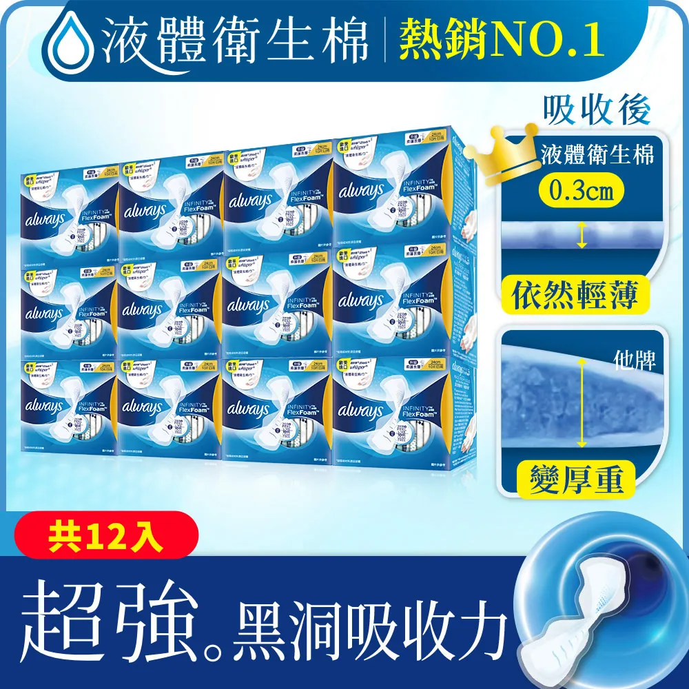 好自在INFINITY液體衛生棉量多日用27cm 10片 歷史價格詳細信息