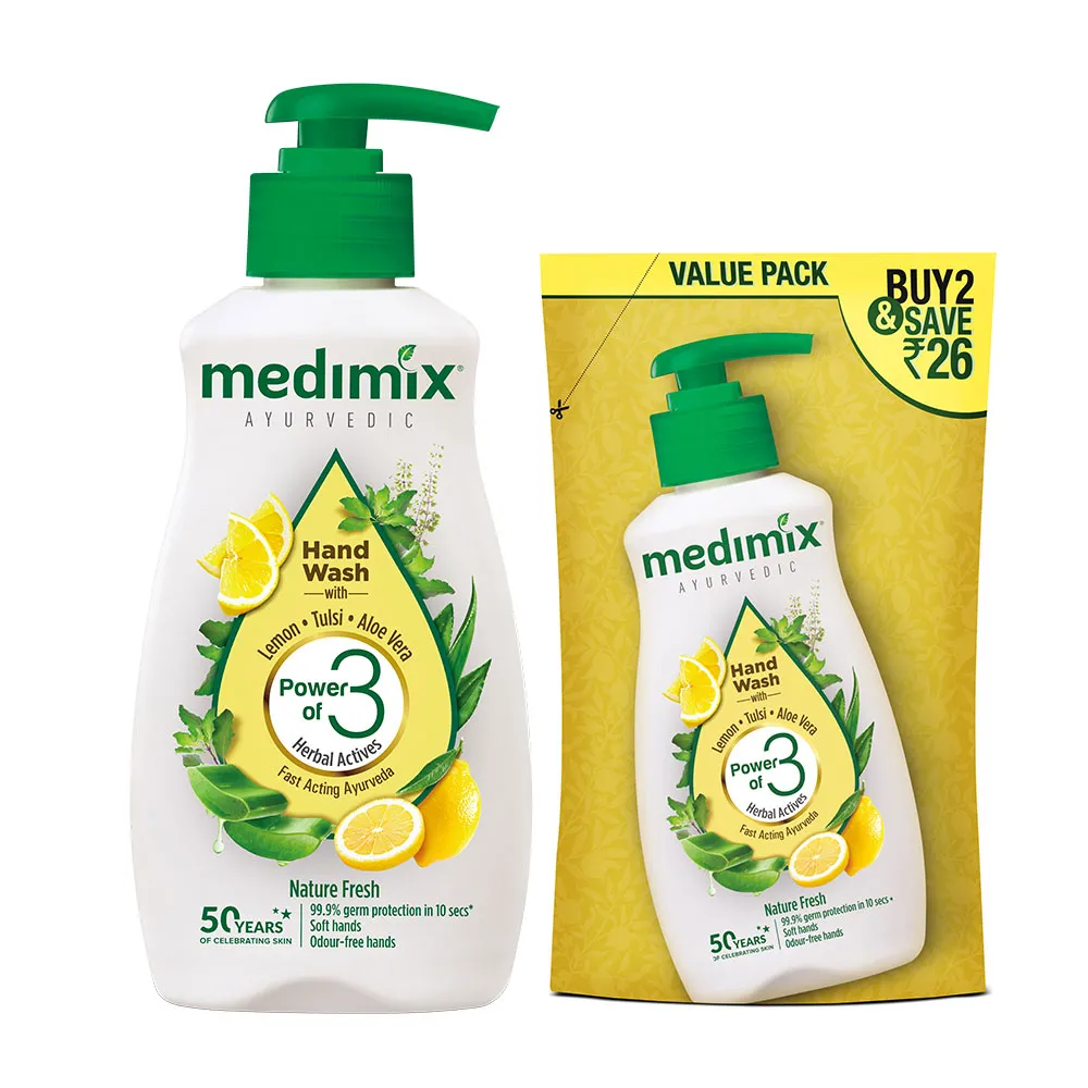 印度MEDIMIX 阿育吠陀植萃苦楝蘆薈抗菌洗手液190ml+補充包175ml 歷史價格詳細信息