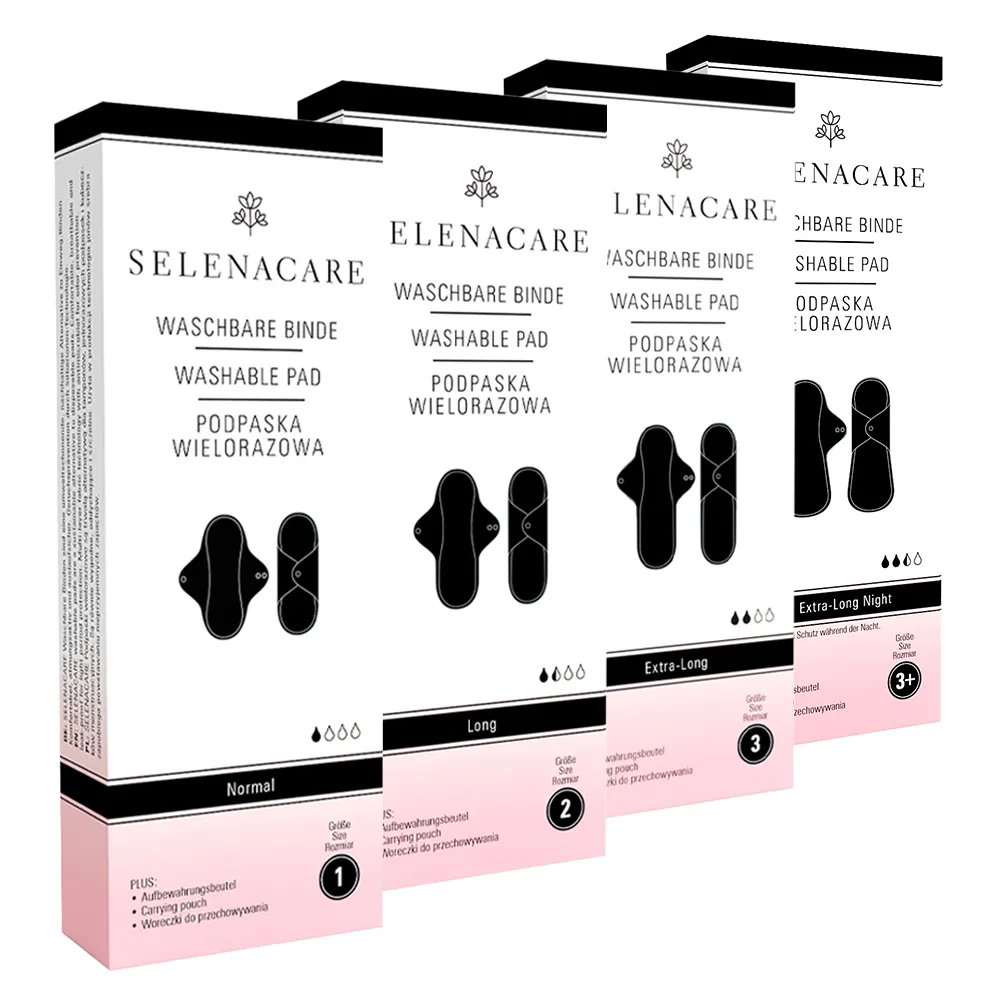 奧地利SELENACARE月亮可兒-機能布衛生棉3＋號(30cm夜用一般型)_黑 歷史價格詳細信息