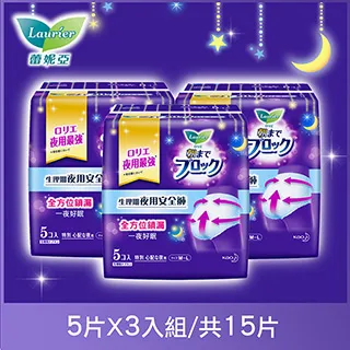 蕾妮亞 淨吸柔護超吸收夜用褲型衛生棉5片 x3入組 歷史價格詳細信息