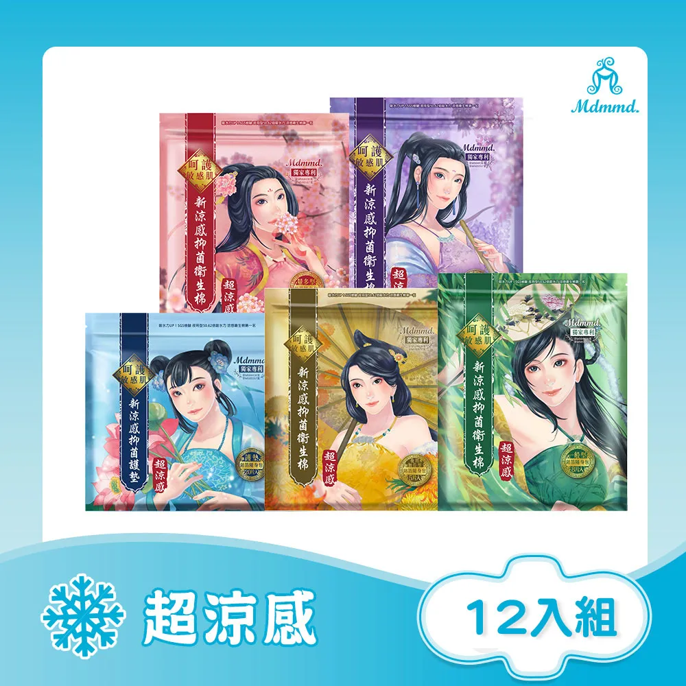 Mdmmd. 明洞國際 新涼感抑菌護墊-涼感後宮護墊 15cm / 20片 周曉涵愛用推薦 代言 唯一官方直營賣場 歷史價格詳細信息