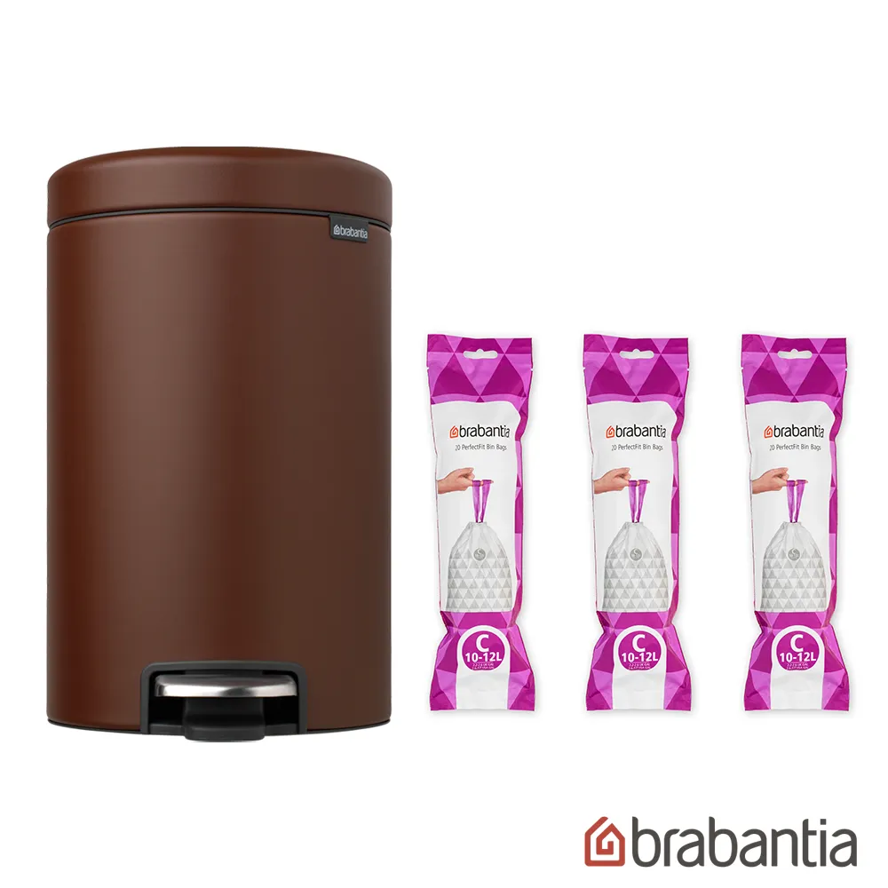 【Brabantia】NEWICON環保垃圾桶12L-香檳金 歷史價格詳細信息